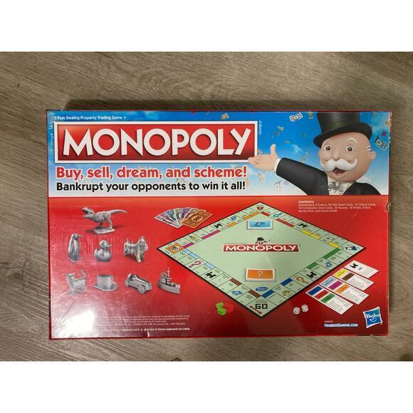 Hasbro Monopoly Classic Board Game 2023 - Fast Dealing Property Trading Game - Picture 2 of 7